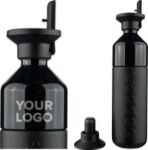 dopper insulated black 580 ml flip straw