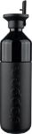dopper insulated black 580 ml flip straw