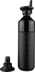 dopper insulated black 580 ml flip straw