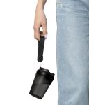 transparante reisbeker lush 350 ml met polskoord