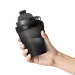 transparante reisbeker lush 350 ml met polskoord