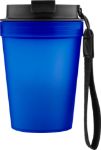 transparante reisbeker lush 350 ml met polskoord
