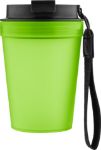 transparante reisbeker lush 350 ml met polskoord
