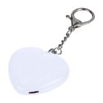 sleutelhanger met lampje gleamo hartvorm