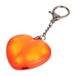 sleutelhanger met lampje gleamo hartvorm