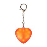 sleutelhanger met lampje gleamo hartvorm