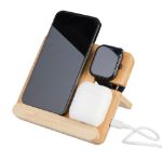 draadloze oplader tribu bamboe 3-in-1