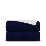 gecombineerde coral fleece deken 120 x 150 cm