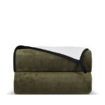 gecombineerde coral fleece deken 120 x 150 cm