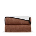 gecombineerde coral fleece deken 120 x 150 cm