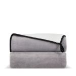 gecombineerde coral fleece deken 120 x 150 cm