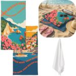 r-pet badstofhanddoek 50 x 100 cm 300 g/m2