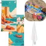 r-pet badstofhanddoek 70 x 140 cm 300 g/m2