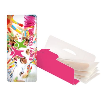 4 pleisters in een envelop custom made