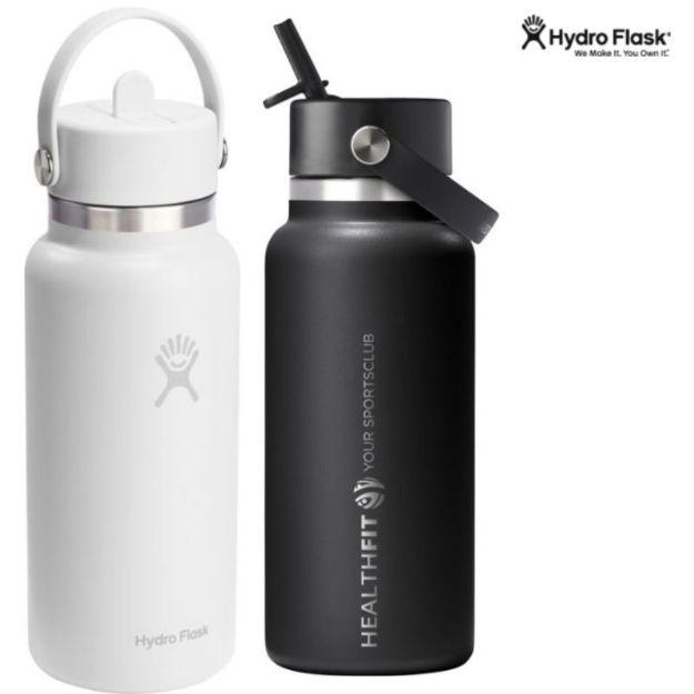 hydro flask waterfles met rietje in dop 946 ml