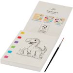 quell kleurboek en waterpenseelset 20 vellen