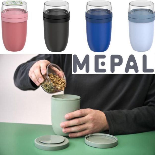 mepal ellipse lunchpotten 750 ml + 300 ml