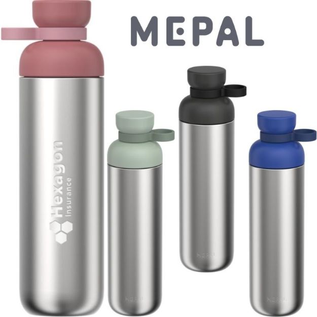 mepal vita waterfles gerecycleerd rvs 900 ml