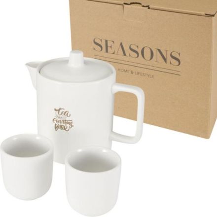 suki theepot en 2 bijpassende kopjes set