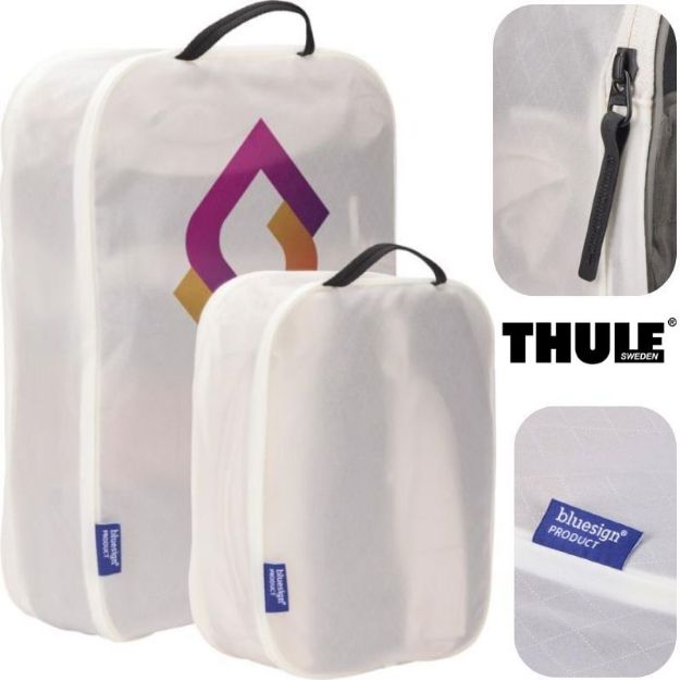 thule set van 2 gerecycleerde opbergzakjes