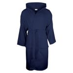 sophie muval velours badjas met capuchon, 380gr/m2