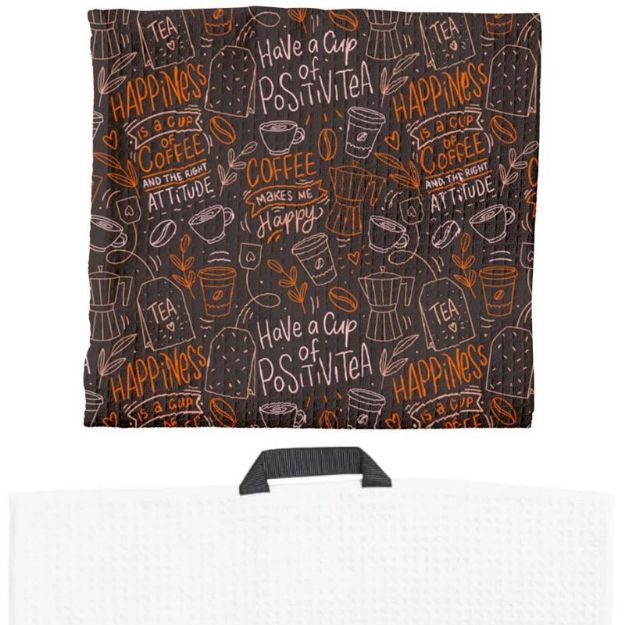 sublimatie theedoek reliïf structuur 30x30 cm