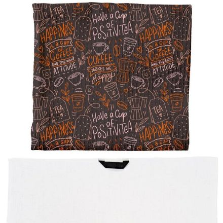 sublimatie theedoek reliïf structuur 60x50 cm