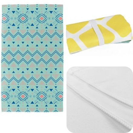 sublimatie handdoek microvezel 130x75 cm 200 gr/m2