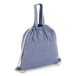 drawstring rugzak gerecycled katoen 38x42cm
