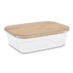 lunchbox glas met bamboe deksel 1000 ml