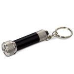 metalen sleutelhanger met 3 led lampjes
