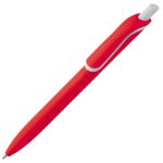 balpen click softtouch recycled abs blauwe inkt