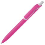 balpen click softtouch recycled abs blauwe inkt