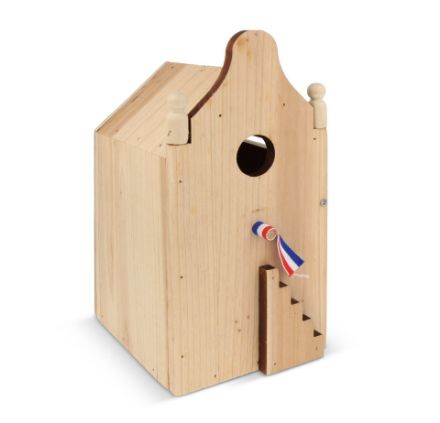 houten vogelhuisje fsc