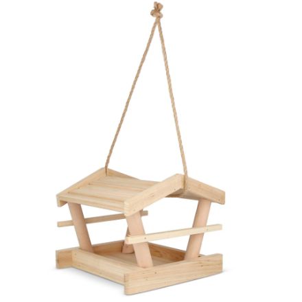 houten vogelvoederhuisje fsc