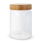 canister glas en bamboe 900 ml