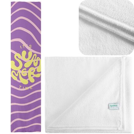 sublimatie sporthanddoek 130x30 cm, 350 gr/m2