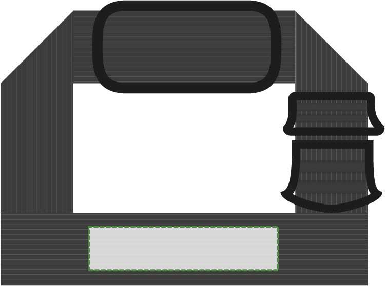 zeefdruk (65 x 15 mm)