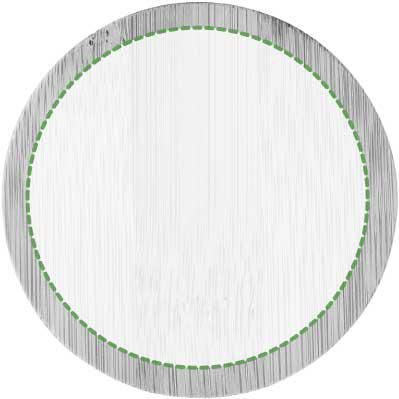 digitaaldruk sticker (Ø 60 mm)