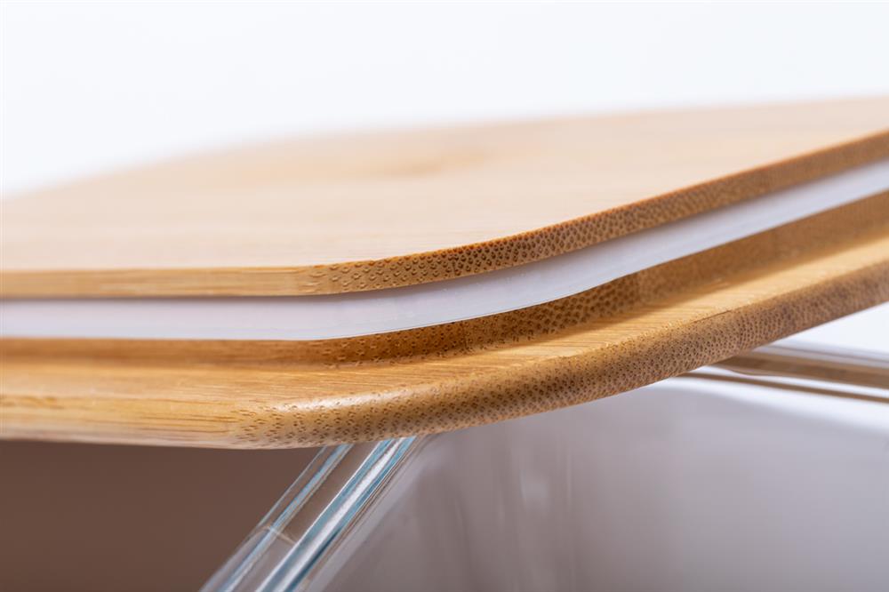 Details van bamboe materiaal