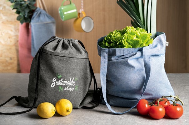 BIO katoenen draagtassen zijn populair in dagelijks gebruik