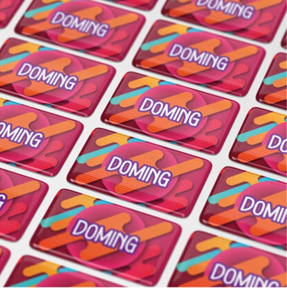 Doming stickers