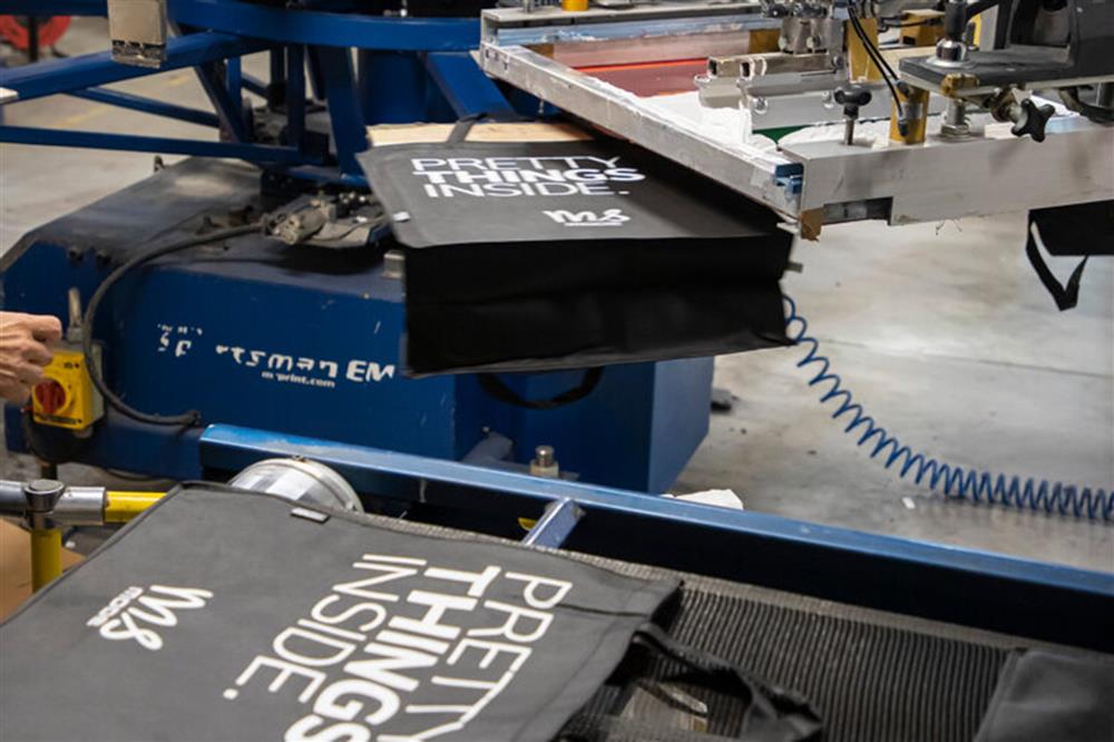 Zeefdruk druktechniek op textiel
