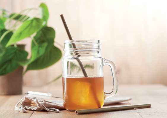 Eco-rietjes zijn gemaakt in duurzame materialen, een goed alternatief voor plastic