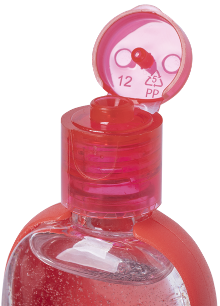 Bedrukte verpakkingen van handgels zijn populair