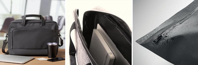 Bedrukte documententassen zijn populair