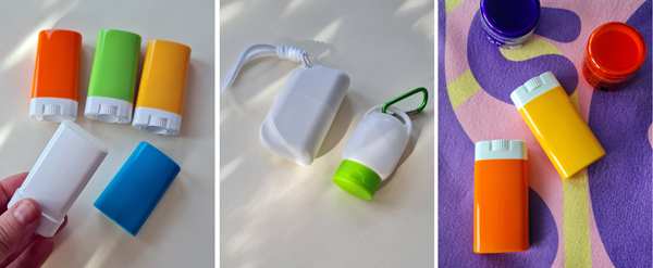 Vrolijke kleuren in je verpakkingen van zonnecrèmes