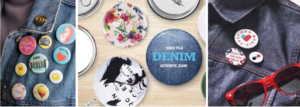 Online buttons op maat bestellen, bij Harogifts