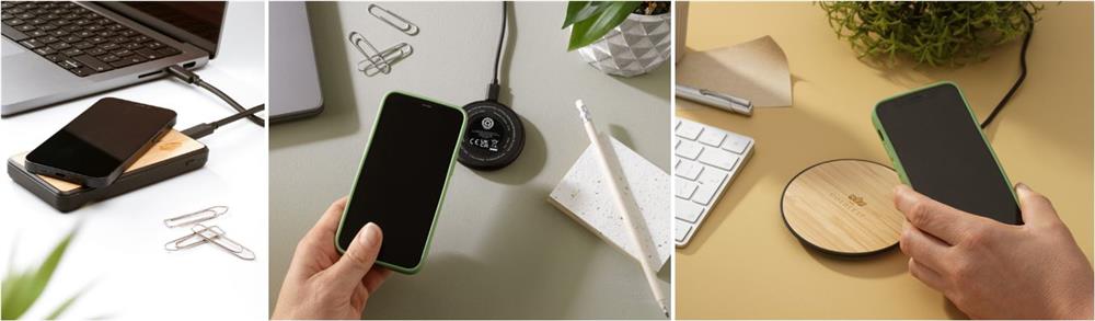 Online draadloze opladers op maat bestellen, bij Harogifts