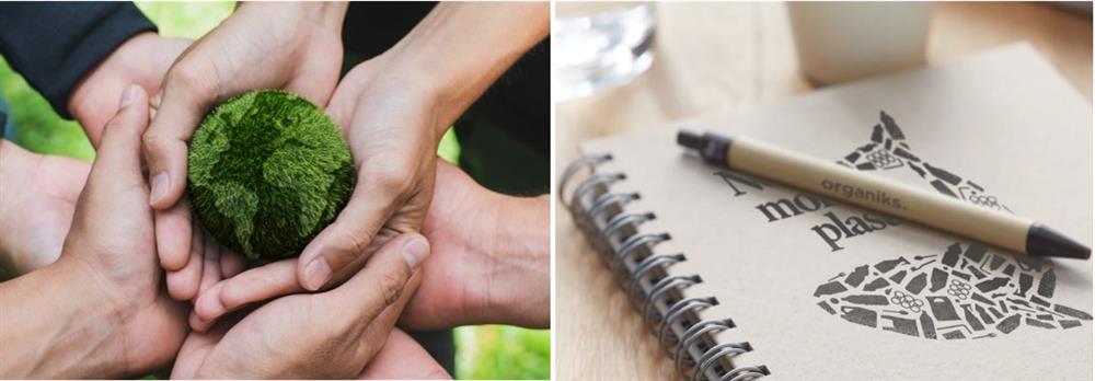 Online ecologische notitieboekjes op maat bestellen, bij Harogifts